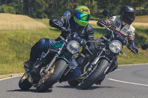 Kawasaki Z650RS gegen Z900RS Vergleich 2022 Kawasaki Z650RS gegen Z900RS Vergleich 2022