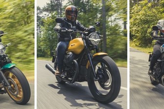 Kawasaki Z650 RS vs. Moto Guzzi V7 Stone vs. Yamaha XSR700