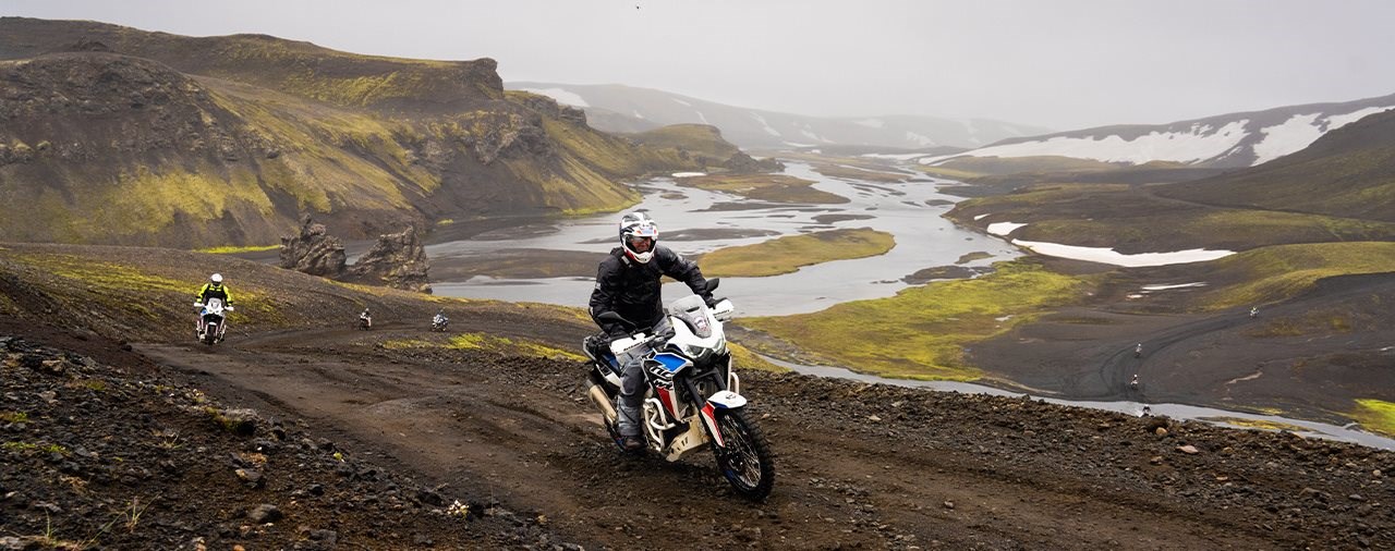 Honda CRF1100L Africa Twin DCT Offroad-Test in Island