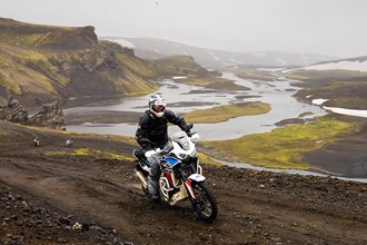 Honda CRF1100L Africa Twin DCT Offroad-Test in Island Honda CRF1100L Africa Twin DCT Offroad-Test in Island