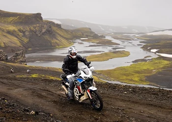 Honda CRF1100L Africa Twin DCT Offroad-Test in Island Honda CRF1100L Africa Twin DCT Offroad-Test in Island