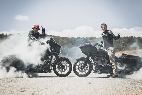 Harley-Davidson Street Gilde und Road Glide ST 2022