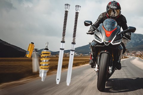 Road- & Track-Fahrwerk für die Aprilia RS 660 von Öhlins