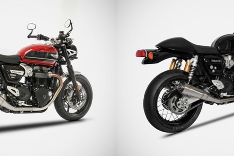 Zard Auspuff für Triumph Thruxton und Speed Twin