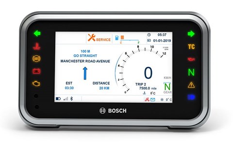 Bosch mit neuem & frei programmierbarem 5 Zoll Farb-TFT-Display