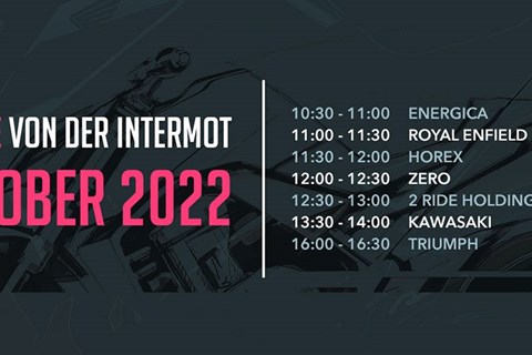 INTERMOT 2022: Alle Neuheiten LIVE auf 1000PS YouTube