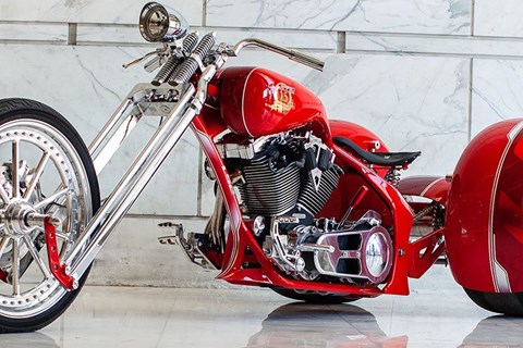 Einmaliges Custom-Trike zum 15. LS2-Jubiläum