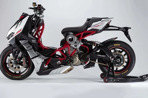 Roller mit Gangschaltung - Italjet Dragster 500GP Konzept Roller mit Gangschaltung - Italjet Dragster 500GP Konzept