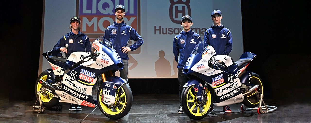 Husqvarna präsentiert Moto2 und Moto3 Teams 2023