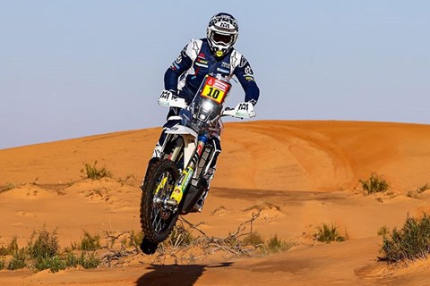 Skyler Howes behält knapp die Führung der Rallye Dakar 2023