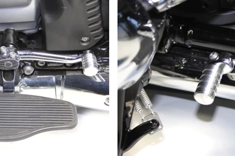 Schalthebelvergrößerungen für die BMW R18 von Hornig Schalthebelvergrößerungen für die BMW R18 von Hornig