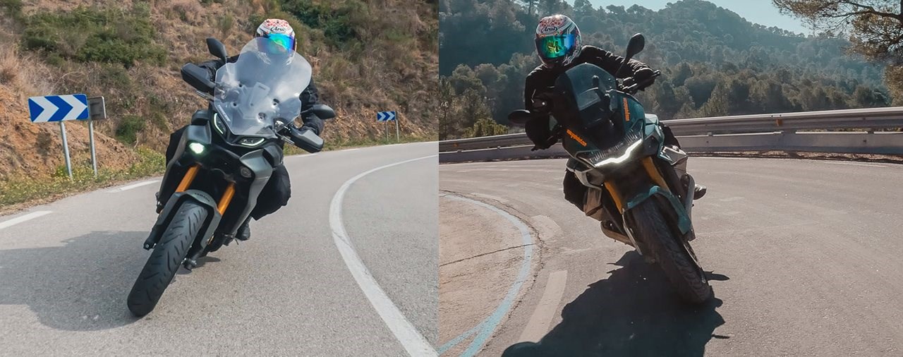 Moto Guzzi V100 Mandello S vs. Yamaha Tracer 9 GT Test 2023