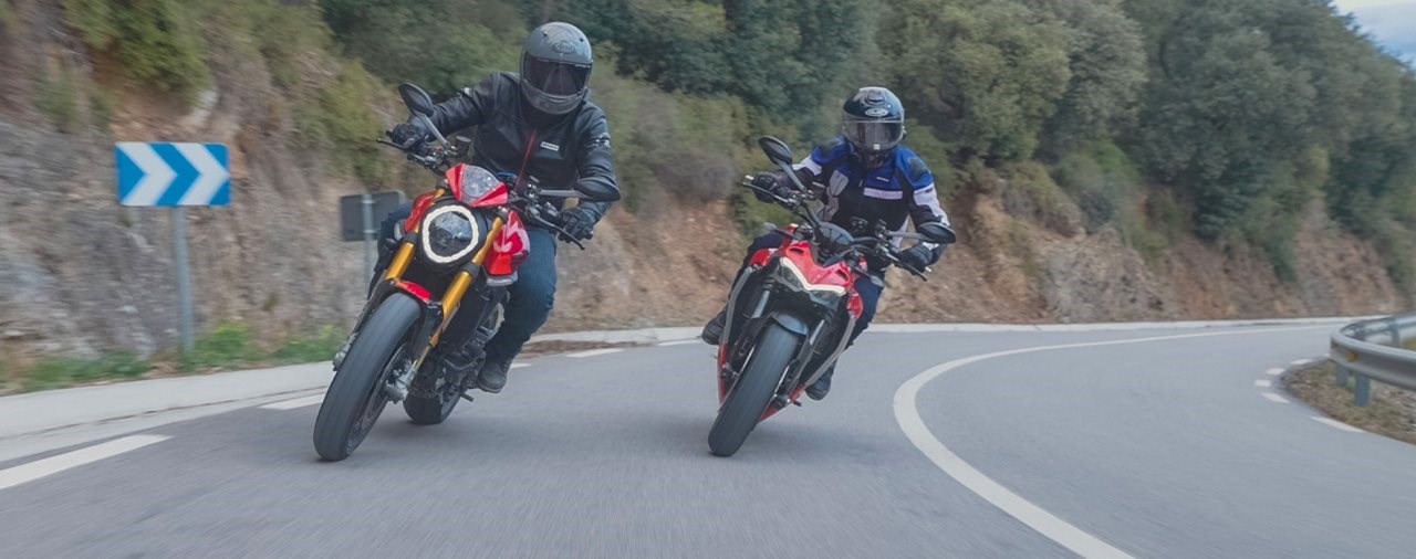 V2-Nakeds im Duell - Ducati Monster SP vs. Streetfighter V2 2023