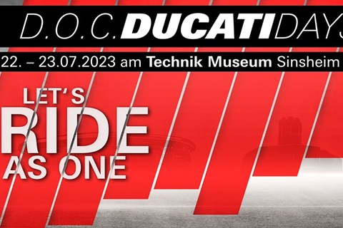 Die ersten D.O.C. Ducati Days in Deutschland!