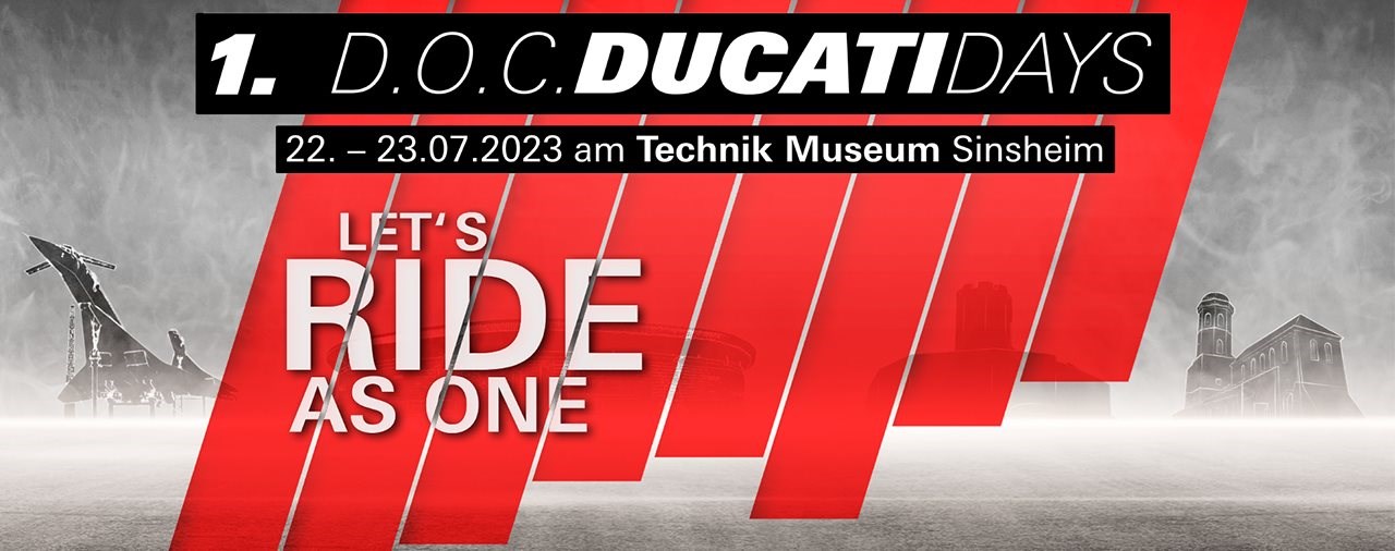 Die ersten D.O.C. Ducati Days in Deutschland!