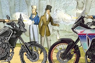 Honda XL750 Transalp vs. Yamaha Ténéré 700 Vergleich & Test 2023