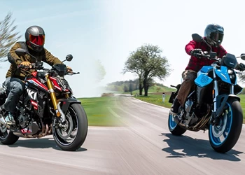 Suzuki GSX-8S vs. GSX-S 1000 im Naked Bike Vergleich Suzuki GSX-8S vs. GSX-S 1000 im Naked Bike Vergleich
