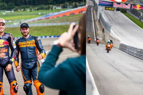 Mit MotoGP-Pilot Augusto Fernández am Red Bull Ring trainieren