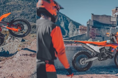 Die KTM Enduro-Palette des Modelljahres 2024