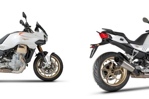 Zard Auspuff für die Moto Guzzi V100 Mandello