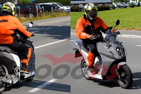 Neuer KTM Elektroroller Erlkönig gesichtet