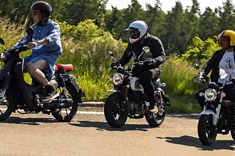 Honda Monkey, Dax und SuperCub im Test Honda Monkey, Dax und SuperCub im Test