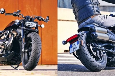 Neue Metzeler-Dimensionen für die Harley Davidson Sportster S