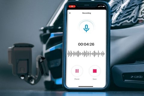 Cardo-Gespräche aufzeichnen mit neuem Update