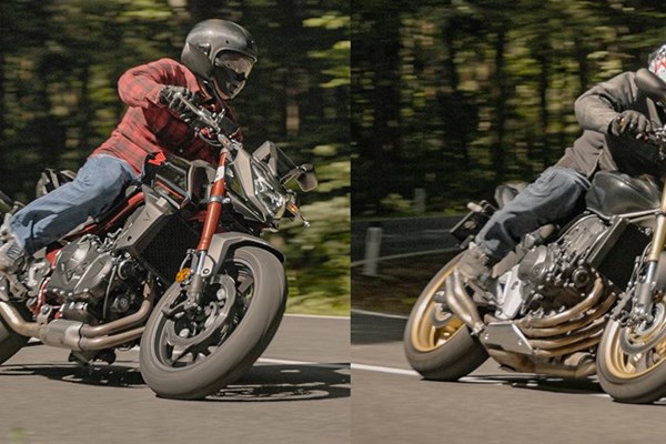 Honda Hornet alt gegen neu Vergleichstest 2023