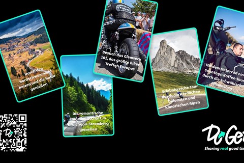 Entdecke mit der DoGet App neue Horizonte in der Motorradwelt!