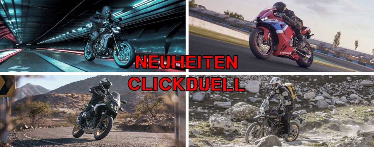 Die besten Motorrad Neuheiten 2024 - Clickduell