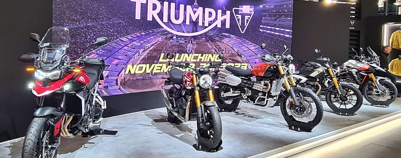 Die neue Triumph-Produktpalette auf Händlertour 2024