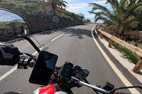 Die besten Motorradstrecken sind auf La Gomera