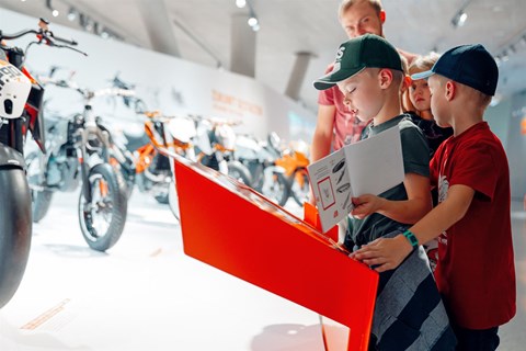 Osterferien in der KTM Motohall - Veranstaltungen