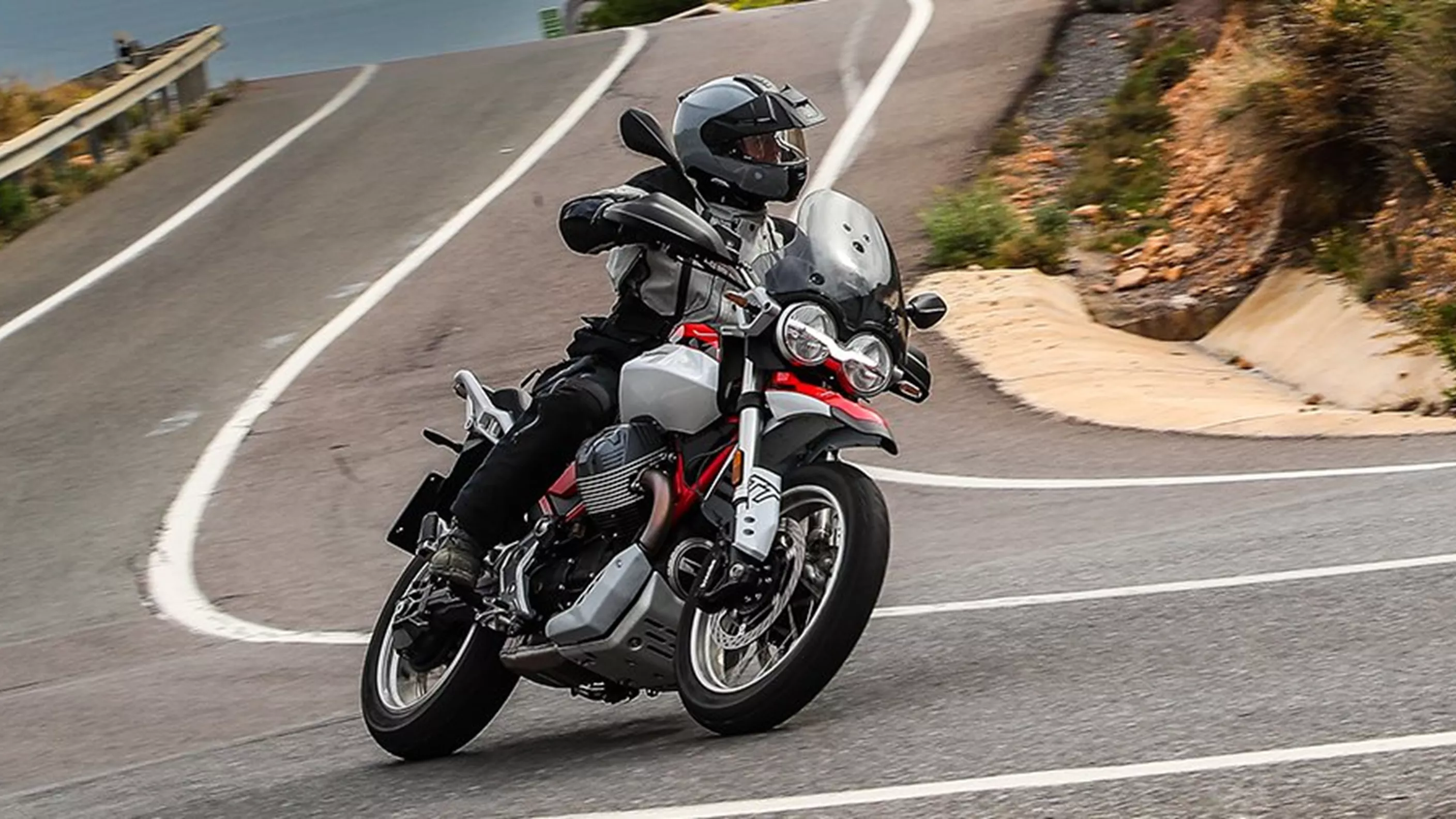 Moto Guzzi V85 TT model year 2024 in prova