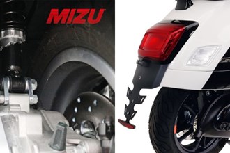 MIZU-Zubehör für Vespa GTS-Modelle MIZU-Zubehör für Vespa GTS-Modelle