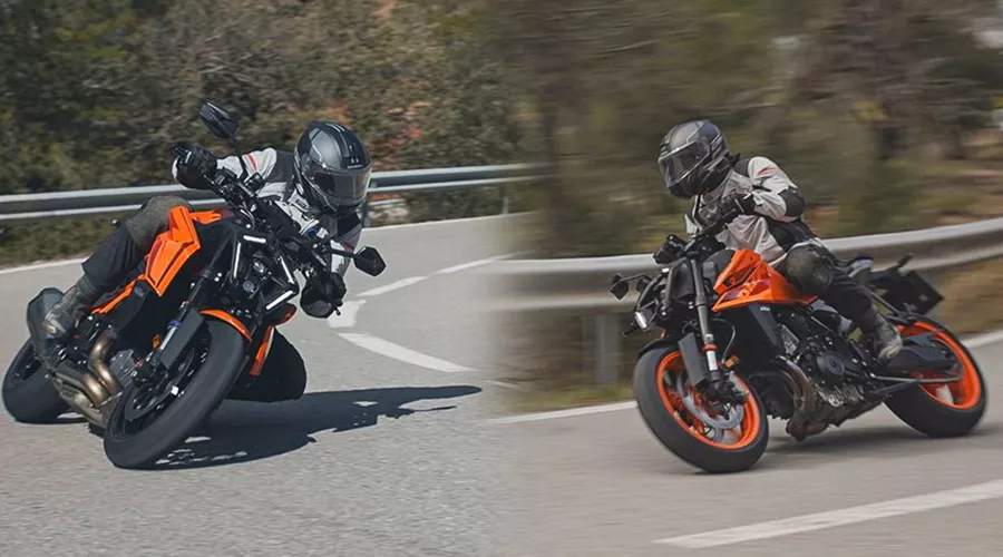 In Spain, we were able to test two sporty new KTM models, the 990 Duke and the 1390 Super Duke R EVO. After two days in the saddle, Schaaf and I agreed that we enjoyed the 990 Duke more. But why? And does that make the Super Duke a bad motorcycle? Time for a comparison test.