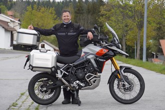 Triumph Tiger 900 Rally Pro auf Reise Triumph Tiger 900 Rally Pro auf Reise