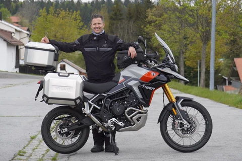 Triumph Tiger 900 Rally Pro auf Reise Triumph Tiger 900 Rally Pro auf Reise