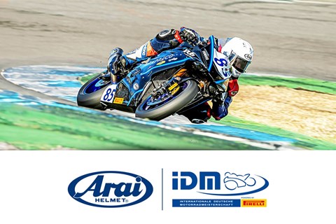 Arai Helmet ist der offizielle Partner der IDM 2024