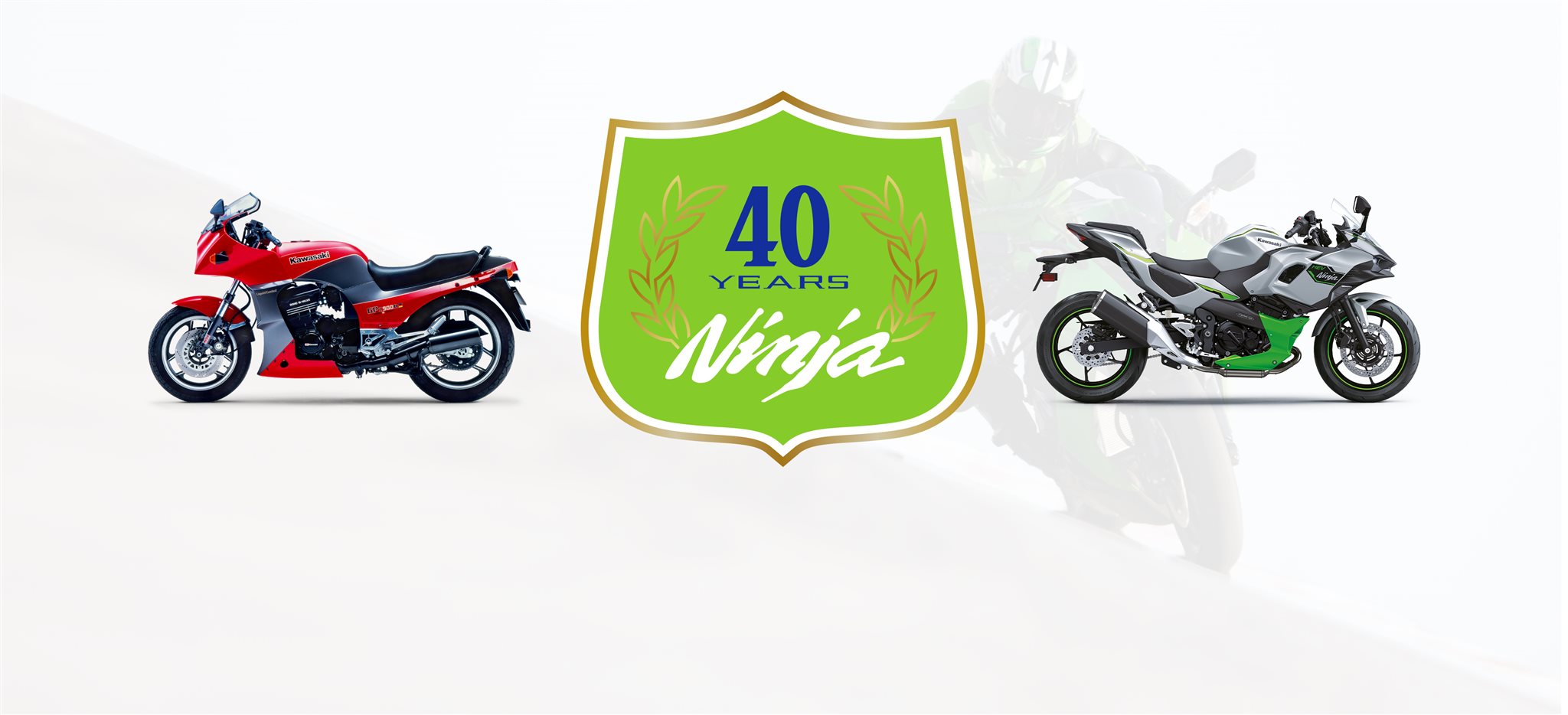 Od svého uvedení v roce 1984 výrazne ovlivnila Kawasaki Ninja svet motocyklu. 40 let technologické špickovosti a nezamenitelného stylu, které fascinovaly motocyklové nadšence po celém svete.