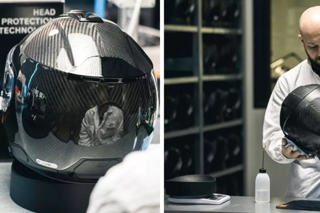 O capacete modular C5 CARBON é o primeiro capacete de carbono da marca,
totalmente fabricado com recurso à tecnologia usada no fabrico de capacetes de F1,
pela mão da Schuberth Performance. Este capacete foi concebido para ser mais
leve e mais resistente do que os capacetes convencionais.