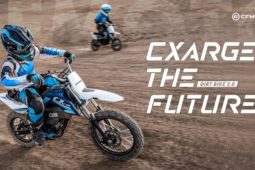CFMOTO presents its first electric youth dirt bikes, the CX-2E and CX-5E. These models are specifically designed for young riders and promise a safe and fun off-road entry.