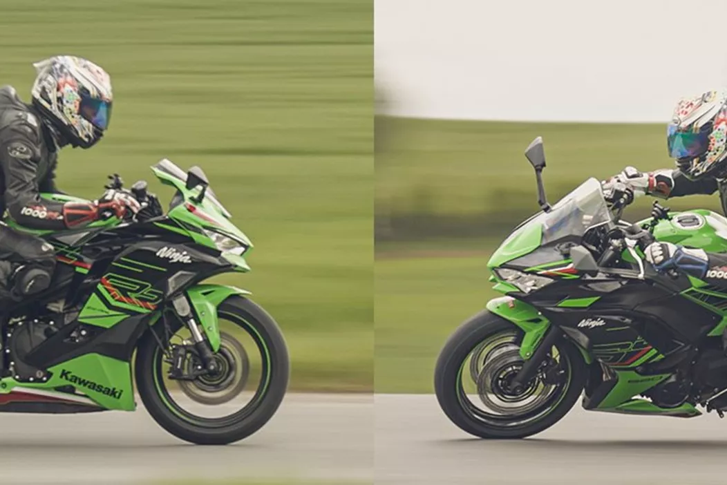 When it comes to supersport looks combined with everyday performance, it's hard to overlook the Kawasaki Ninja 650. With its parallel-twin engine and comfortable seating position, it is the ideal sport bike for daily use and country roads. Can the lively and more radical Ninja ZX-4RR with its ultra-high-revving inline-four really keep up?