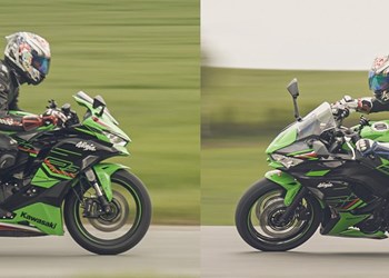 Kawasaki Ninja ZX-4RR vs. Ninja 650 Landstraßen-Test 2024 Kawasaki Ninja ZX-4RR vs. Ninja 650 Landstraßen-Test 2024