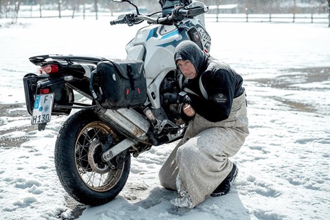 Motorradfahren lernen - Fahren bei Kälte