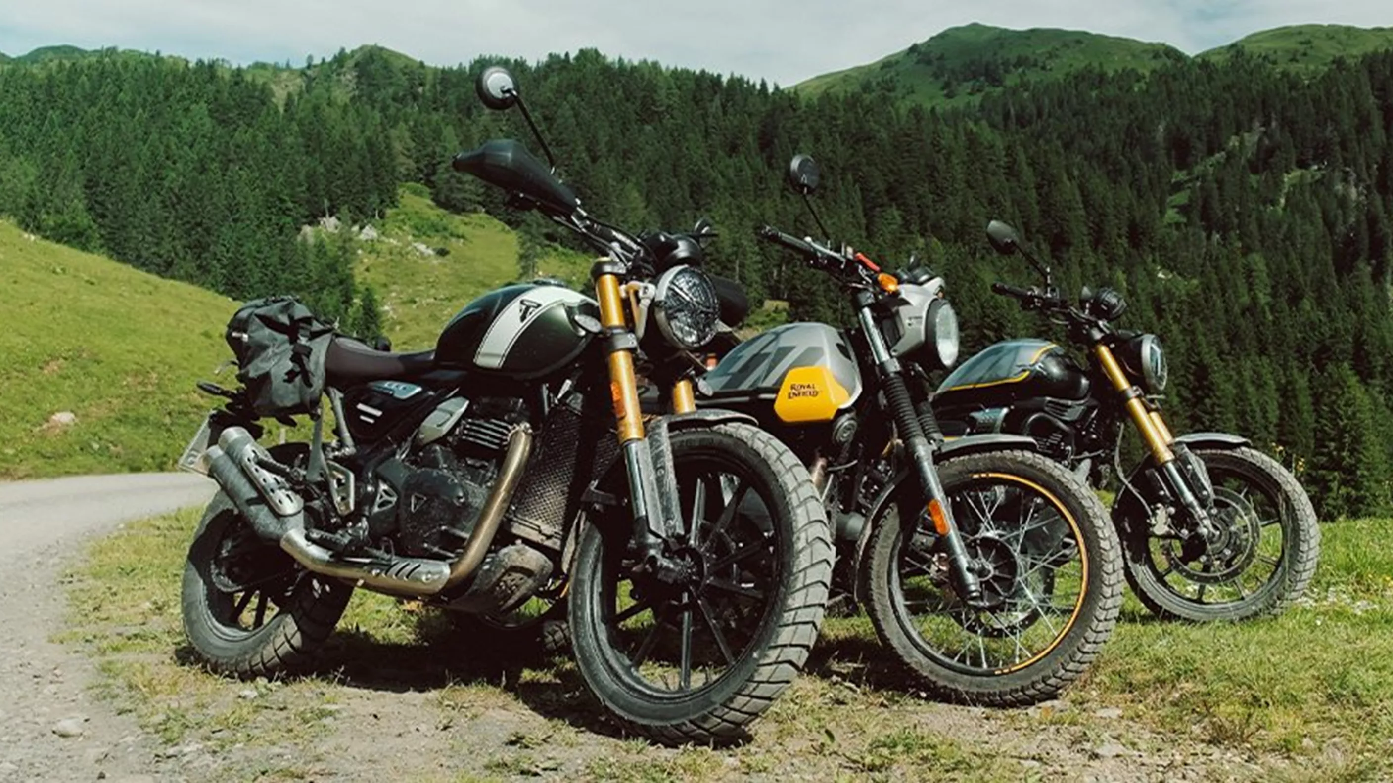 A2-Scrambler in vergelijking - Triumph vs Royal Enfield vs TVS A2-Scrambler in vergelijking - Triumph vs Royal Enfield vs TVS
