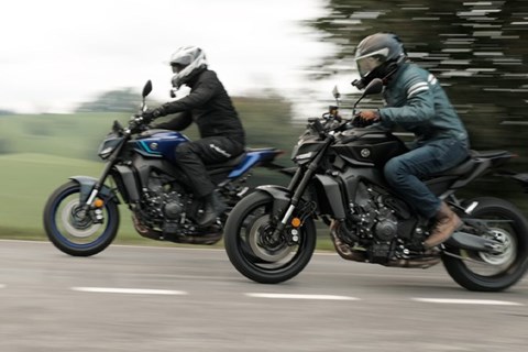 Yamaha MT-09 mit oder ohne AMT? Neue Schaltautomatik im Test