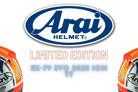 Arai RX-7V EVO 2025 IoM TT Limited Edition