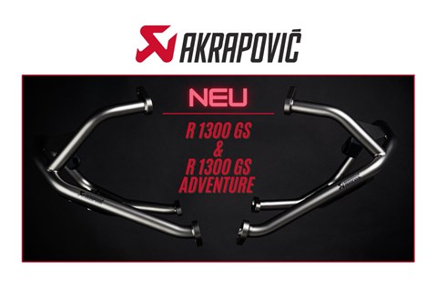 Akrapovic-Schutzbügel für BMW R 1300 GS und R 1300 GS Adventure